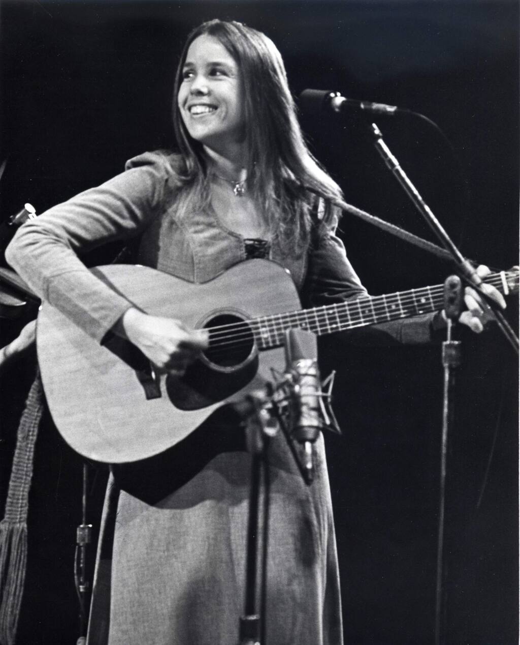 Folk Singer Kate Wolf, as seen in a 2019 Gaye Lebaron Press Democrat article remembering her. Photo from the Press Democrat 1982 archives.